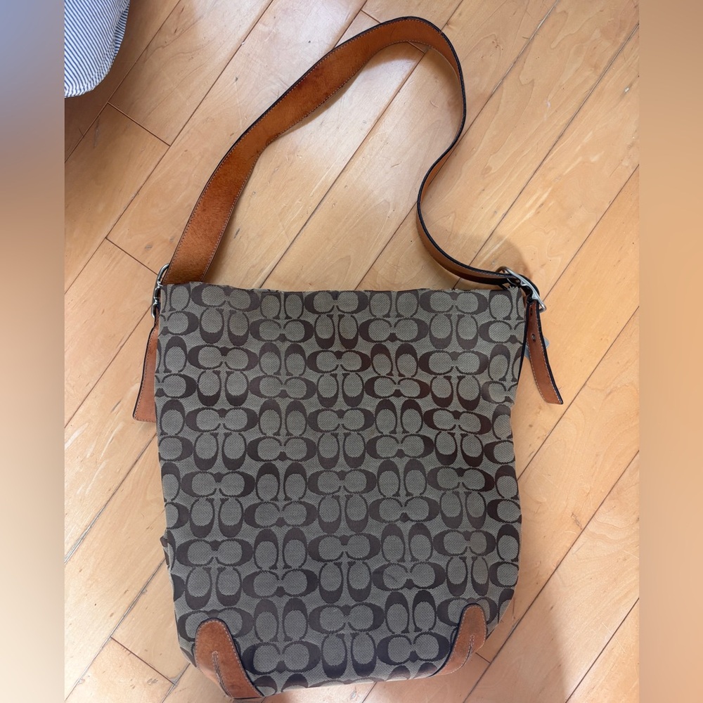 vintage coach bucket bag